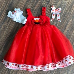Elmo Boutique Dress Set